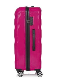 Ochnik - Komplet walizek na kółkach 19'/24'/28'. Kolor: różowy. Materiał: materiał, poliester, guma, kauczuk #4