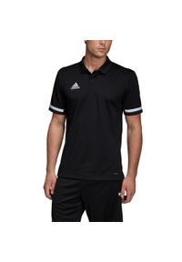Adidas - Team 19 Polo 888. Typ kołnierza: polo. Kolor: biały, wielokolorowy, czarny. Sport: piłka nożna #1