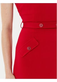 Marciano Guess Sukienka 177067 Czerwony Classic Fit. Kolor: czerwony. Materiał: wiskoza #3