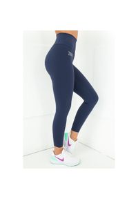 2SkIN - Legginsy sportowe damskie 2skin Pilates. Kolor: niebieski. Sport: joga i pilates #1