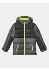 columbia - Columbia Kurtka zimowa Pike Lake™ II Hooded Jacket Szary Regular Fit. Kolor: szary. Materiał: syntetyk. Sezon: zima