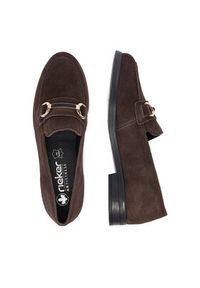 Rieker Loafersy CEO-46262-25 Brązowy ciemny. Kolor: brązowy. Materiał: skóra, zamsz #4