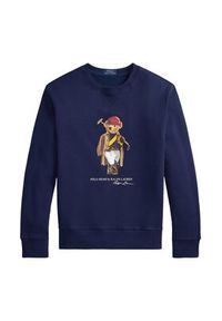 Polo Ralph Lauren Bluza 710B14625001 Granatowy Regular Fit. Typ kołnierza: polo. Kolor: niebieski. Materiał: bawełna #4