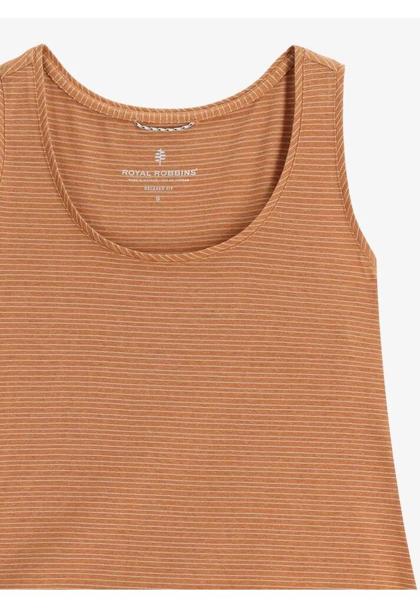 ROYAL ROBBINS - Tank top damski Royal Robbins Vacationer Boxy Tank. Kolor: pomarańczowy