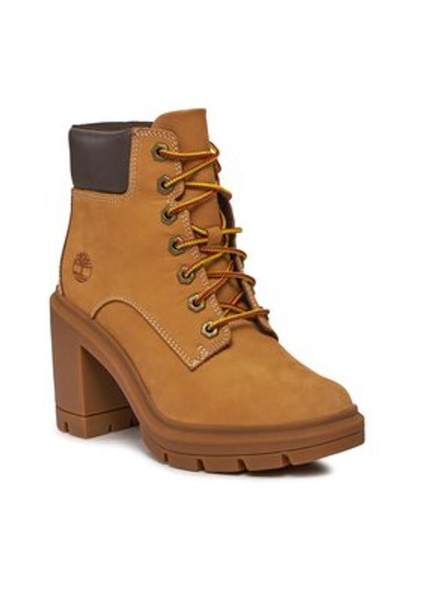 Timberland Trzewiki Allington Heights 6In TB0A5Y5R2311 Brązowy. Kolor: brązowy. Materiał: nubuk, skóra