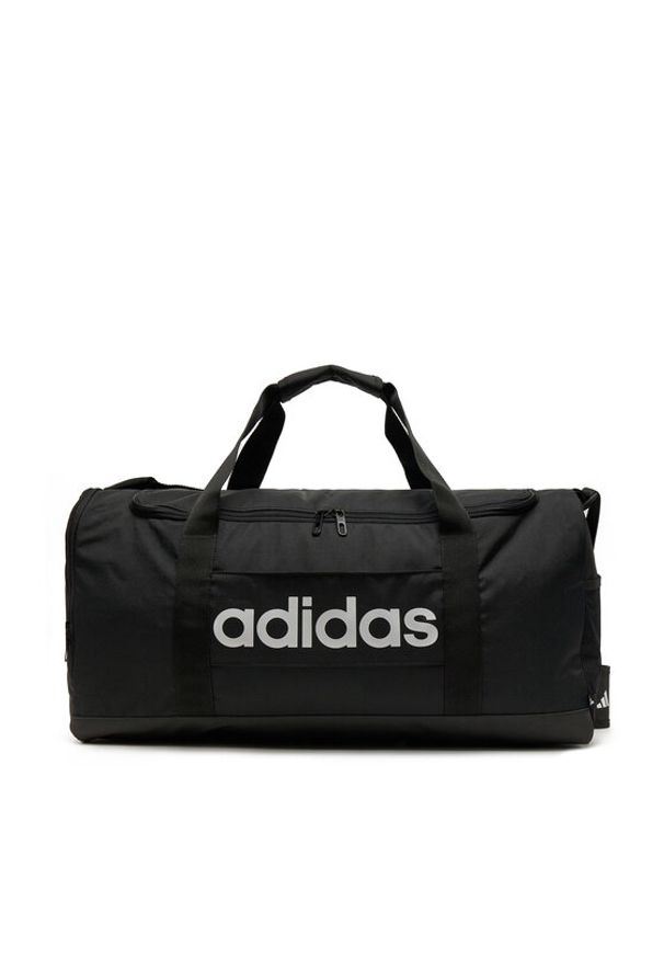 Adidas - adidas Torba Linear Duffel Medium JD9555 Czarny. Kolor: czarny. Materiał: materiał