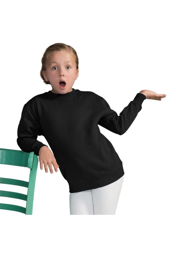 SG - Dziecięca Bluza Sportowa Chłopięca Dziewczęca. Kolor: czarny