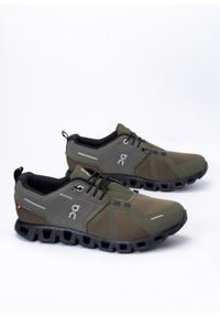 On - Sneakersy męskie oliwkowe ON Cloud 5 Waterproof. Okazja: na co dzień. Kolor: oliwkowy #1