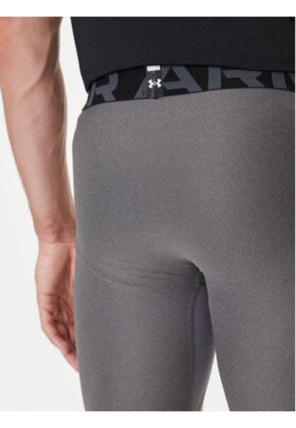 Under Armour Legginsy UA HG Armour Leggings 1361586 Szary Regular Fit. Kolor: szary. Materiał: syntetyk