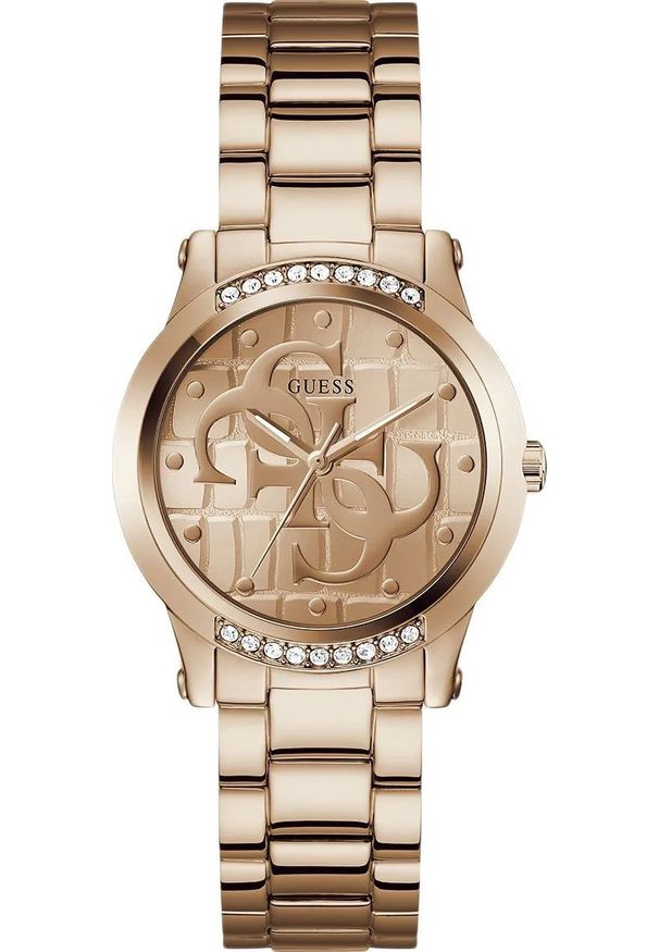 Zegarek damski Guess GW0861L3 różowe złoto. Kolor: złoty, wielokolorowy, różowy