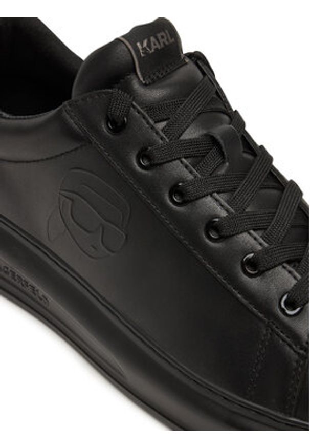Karl Lagerfeld - KARL LAGERFELD Sneakersy KL52570 Czarny. Kolor: czarny. Materiał: skóra