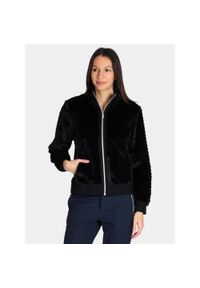LUHTA - Sweter Damski Luhta Isolahti. Kolor: czarny. Materiał: polar. Sport: turystyka piesza #1