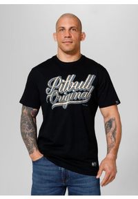 PITBULL - Koszulka bawełniana sportowy t-shirt dla dorosłych Original. Kolor: wielokolorowy, czarny. Materiał: bawełna