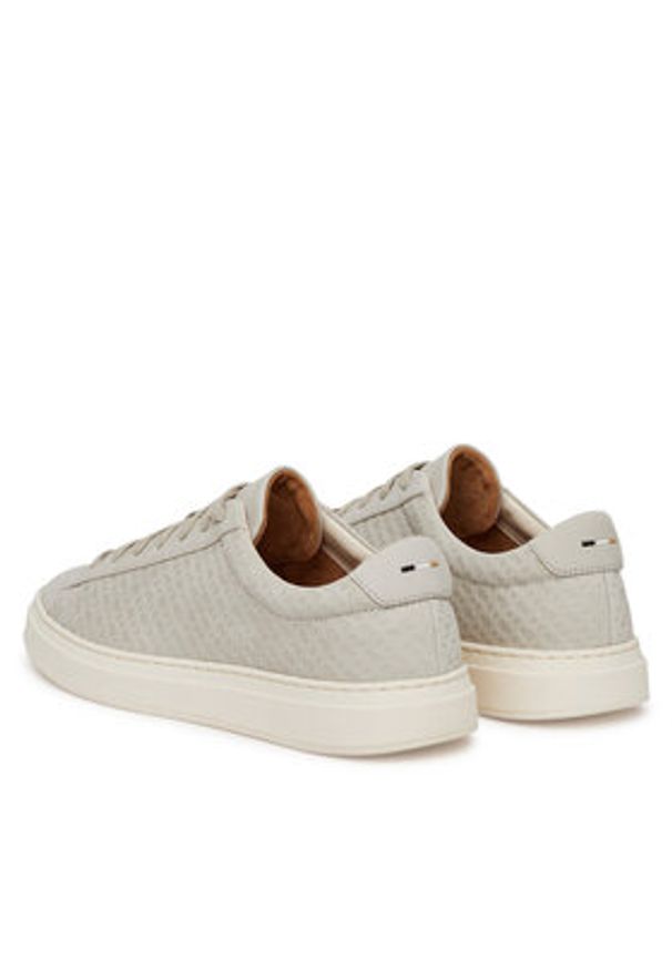 BOSS Sneakersy Kieran Tenn 50542092 Beżowy. Kolor: beżowy. Materiał: skóra, zamsz
