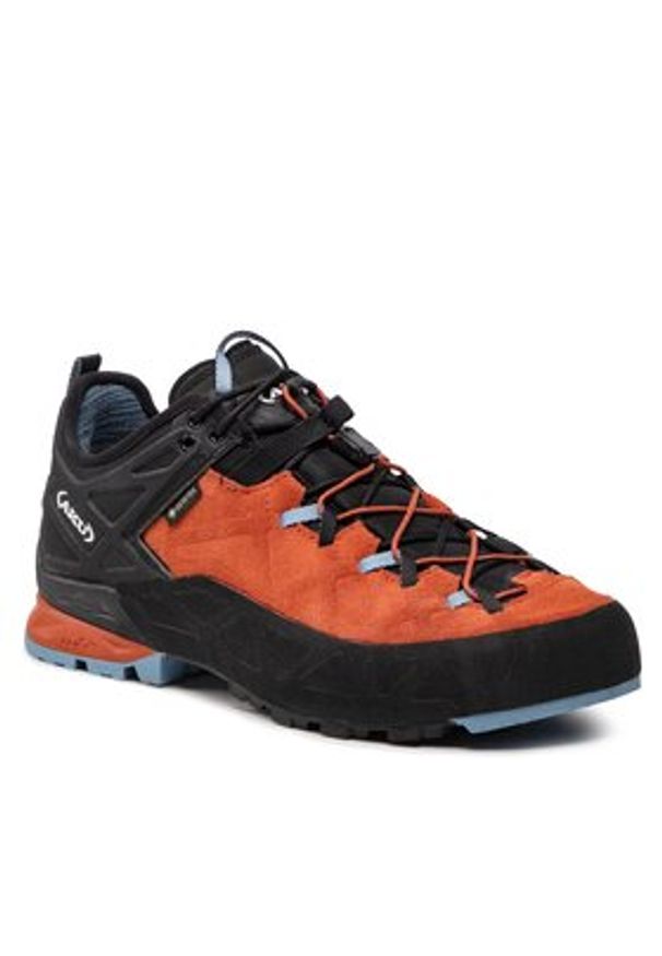 Aku Trekkingi Rock Dfs Gtx GORE-TEX 722 Pomarańczowy. Kolor: pomarańczowy. Materiał: zamsz, skóra. Technologia: Gore-Tex. Sport: turystyka piesza