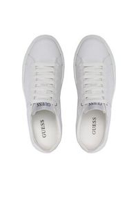 Guess Sneakersy Todi Low FM5TOL ELE12 Biały. Kolor: biały. Materiał: skóra #5