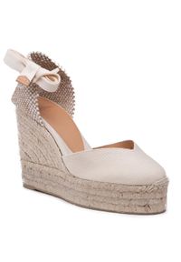 Castañer Espadryle Chiara/8ED/001 020992-203-35 Biały. Kolor: biały. Materiał: materiał #1