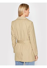 only - ONLY Trencz Valerie 15191821 Beżowy Regular Fit. Kolor: beżowy. Materiał: syntetyk #4