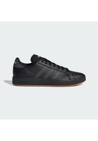 Adidas - Grand Court TD Lifestyle Court Casual Shoes. Okazja: na co dzień. Kolor: czarny, szary, wielokolorowy. Materiał: materiał. Sport: turystyka piesza