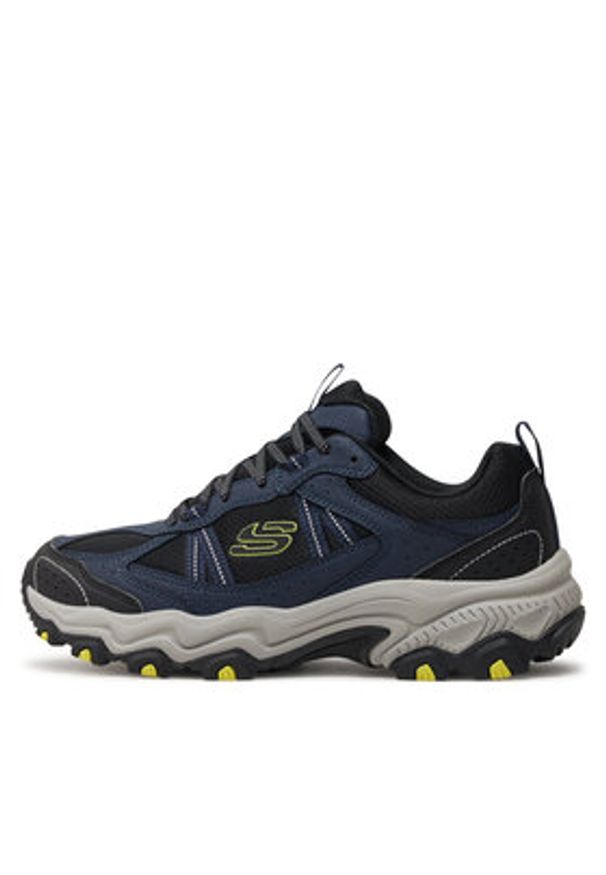 skechers - Skechers Trekkingi Stamina At-Upper Stitch 237527/NVBK Granatowy. Kolor: niebieski. Materiał: materiał, mesh. Sport: turystyka piesza