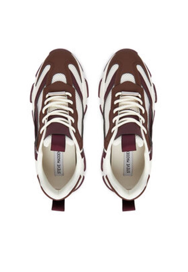 Steve Madden Sneakersy SM11004652 Biały. Kolor: biały. Materiał: skóra