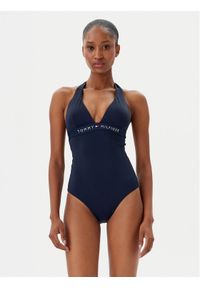 TOMMY HILFIGER - Tommy Hilfiger Strój kąpielowy UW0UW05850 Granatowy. Kolor: niebieski. Materiał: syntetyk