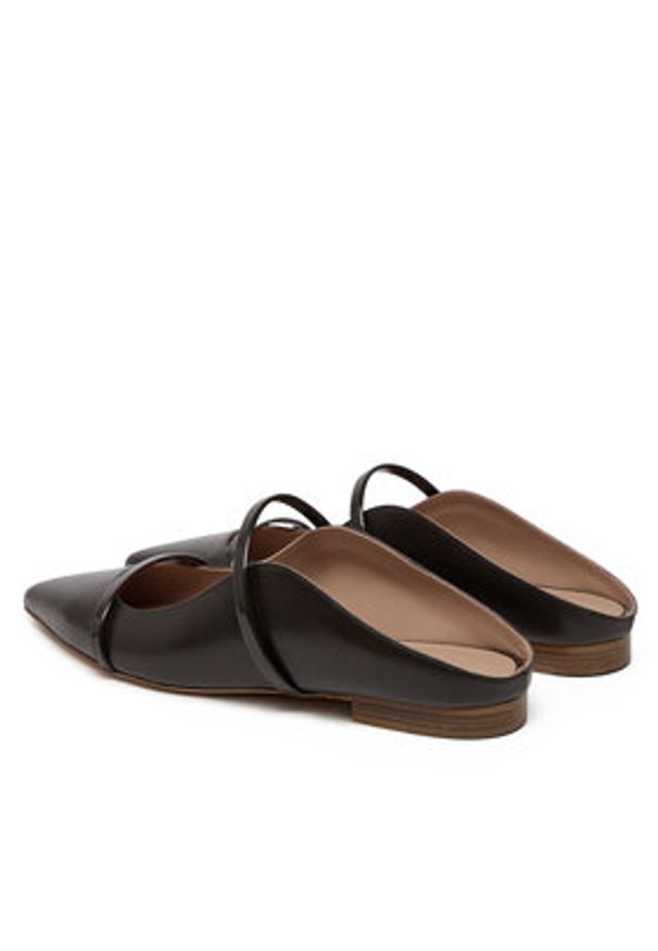 MALONE SOULIERS Klapki Maureen Flat 330 Brązowy. Kolor: brązowy. Materiał: skóra