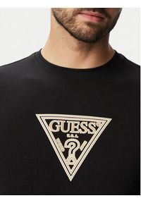 Guess T-Shirt M6YI40 K4226 Czarny Slim Fit. Kolor: czarny. Materiał: bawełna #2