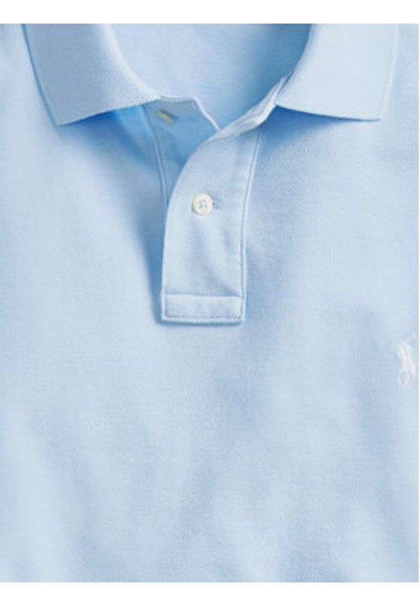 Polo Ralph Lauren Polo Core Replen 710782592 Niebieski Custom Slim Fit. Typ kołnierza: polo. Kolor: niebieski. Materiał: bawełna