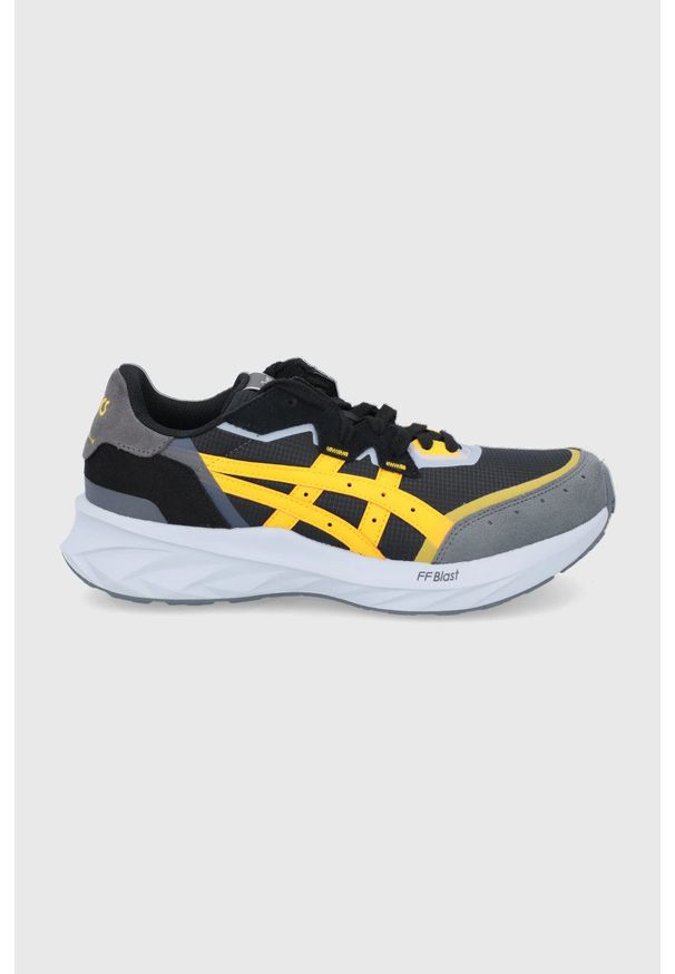 Asics - Buty Tarther Blast. Nosek buta: okrągły. Zapięcie: sznurówki. Kolor: czarny. Sport: bieganie