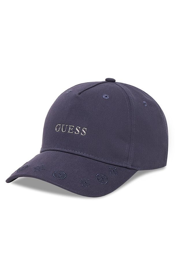 Czapka z daszkiem Guess. Kolor: niebieski