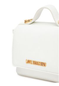 Love Moschino - LOVE MOSCHINO Torebka JC4279PP0MKI0100 Biały. Kolor: biały. Materiał: skórzane #5