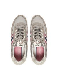 Pepe Jeans Sneakersy Kingston Heritage W PLS40033 Różowy. Kolor: różowy. Materiał: zamsz, skóra
