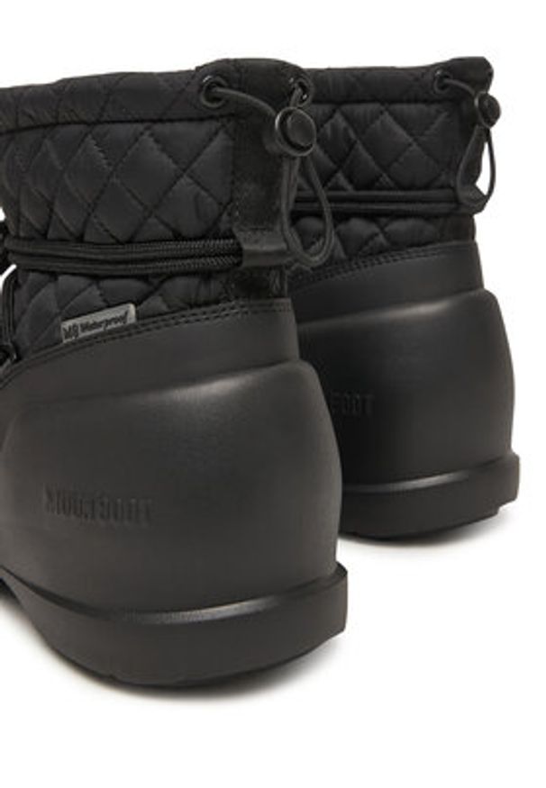 Moon Boot Śniegowce Mb Mezzaluna Quilted Mid Wp 80D2500020 Czarny. Kolor: czarny. Materiał: materiał