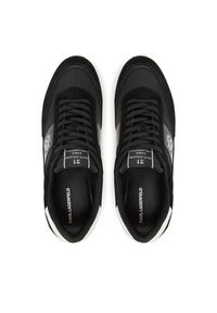 Karl Lagerfeld - KARL LAGERFELD Sneakersy KL53631 Czarny. Kolor: czarny. Materiał: zamsz, skóra #4