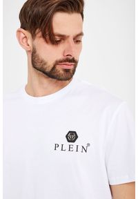 Philipp Plein - T-shirt PHILIPP PLEIN. Materiał: bawełna, skóra. Wzór: nadruk, aplikacja. Styl: elegancki #5