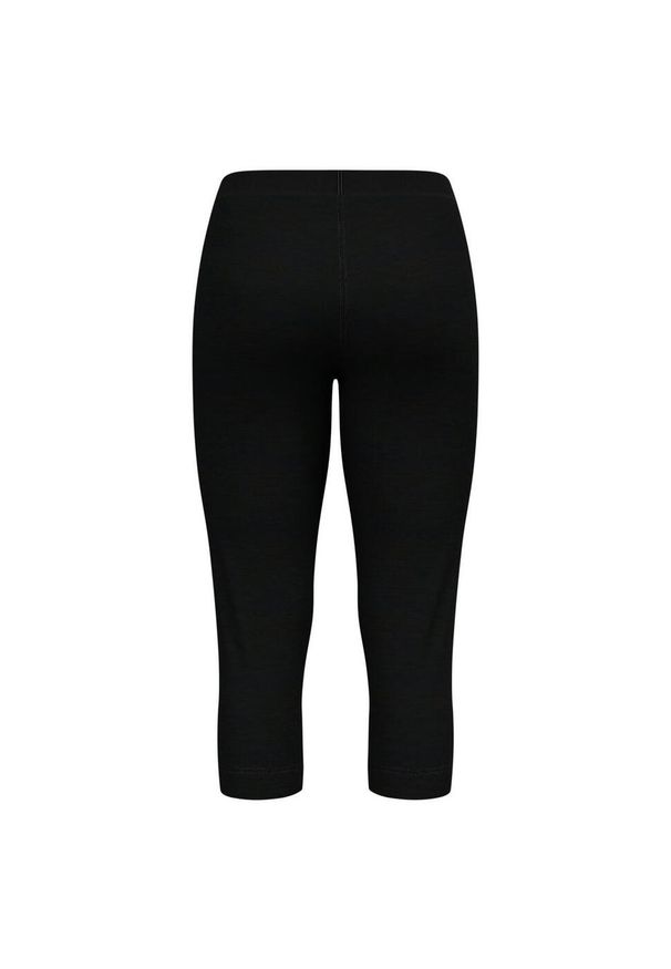 Legginsy termoaktywne damskie Odlo Merino 200 BL Bottom 3/4. Kolor: czarny