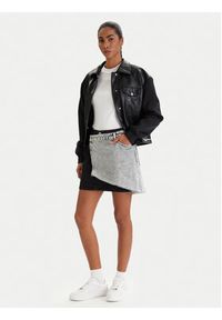Karl Lagerfeld Jeans Spódnica jeansowa B1W12015 Szary Regular Fit. Kolor: szary. Materiał: bawełna #3