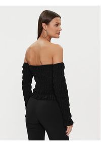 NORMA KAMALI Bluzka KK4226PL867001 Czarny Regular Fit. Kolor: czarny. Materiał: syntetyk #4