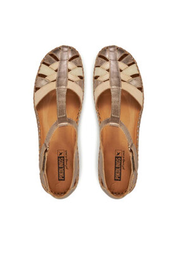 Pikolinos Sandały W8K-0705Clc1 Beżowy. Kolor: beżowy. Materiał: skóra