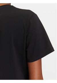 Karl Lagerfeld - KARL LAGERFELD T-Shirt A3W17102 Czarny Regular Fit. Typ kołnierza: dekolt w karo. Kolor: czarny. Materiał: bawełna #5