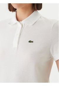 Lacoste Polo PF7839 Biały Classic Fit. Typ kołnierza: polo. Kolor: biały. Materiał: bawełna #3