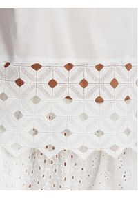 Max Mara Beachwear Top Maggio 2616161039 Biały Regular Fit. Kolor: biały. Materiał: syntetyk #3