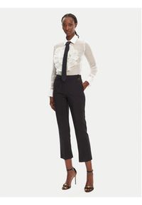 Elisabetta Franchi Chinosy PA-098-52E2-V320 Czarny Regular Fit. Kolor: czarny. Materiał: syntetyk #3