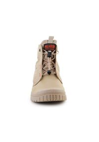 Buty do chodzenia unisex Palladium Sp20 Travel Hi Desert. Kolor: beżowy. Materiał: tkanina. Szerokość cholewki: normalna. Sport: turystyka piesza