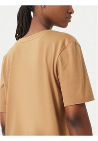 Lacoste T-Shirt TF7300 Brązowy Regular Fit. Kolor: brązowy. Materiał: bawełna #3