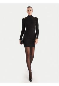 Marciano Guess Sukienka dzianinowa 5BGK52 5881Z Czarny Slim Fit. Kolor: czarny. Materiał: wiskoza #2