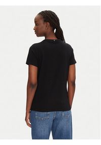 BOSS T-Shirt C_Elogo_21 50540260 Czarny Slim Fit. Kolor: czarny. Materiał: bawełna