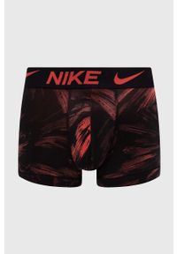 Nike bokserki 3-pack męskie kolor czerwony. Kolor: czerwony. Materiał: tkanina, włókno, skóra #4