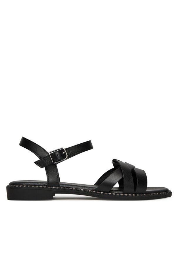 Lasocki Sandały RST-KM215-02 Czarny. Kolor: czarny. Materiał: skóra